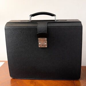 Louis Vuitton Pilot Briefcase with Silver Hardware